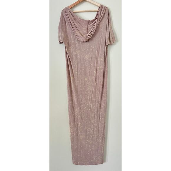 POL Boutique Boho Marrakesh Hooded Dress Summer A-Line Brown Dusty PInk Large - Picture 6 of 6